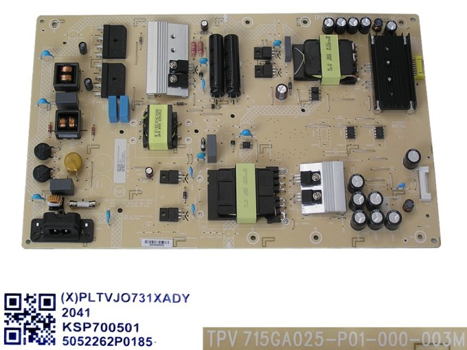 LCD modul zdroj Philips PLTVJO731XADY - SMPS power supply board 715GA025-P01-000-003M