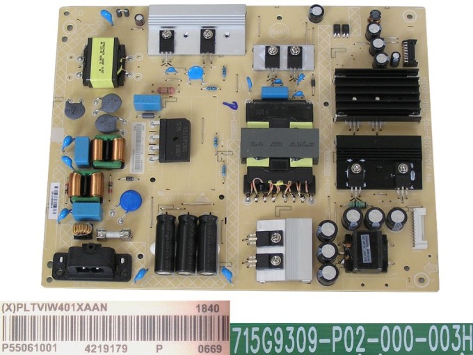 LCD modul zdroj Philips PLTVIW401XAAN - SMPS power supply board 715G9309-P02-000-003H