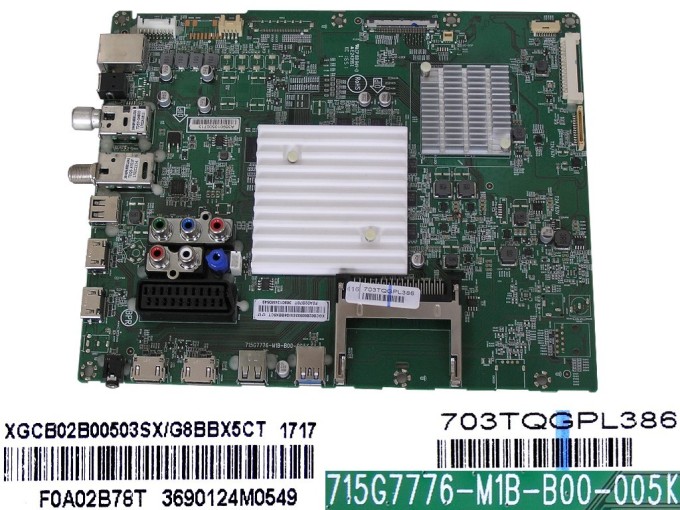 Základní deska LCD LED Philips XGCB02B00503SX/G8BBX5CT / Main board assy 715G7776-M1B-B00-005K