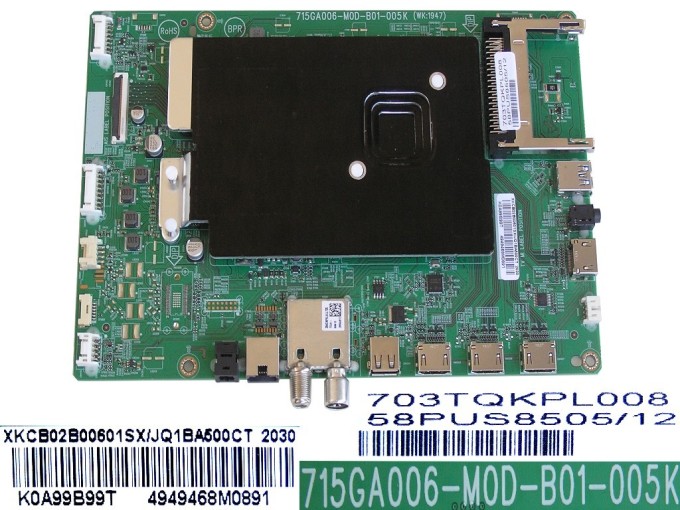 LCD LED modul základní deska Philips 715GA006-M0E-B01-005K/715GA006-M0E-B01-005G