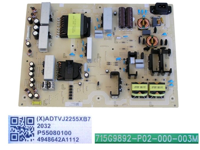 LCD modul zdroj Philips ADTVJ2255XB7 - SMPS power supply board 715G9892-P02-000-003M
