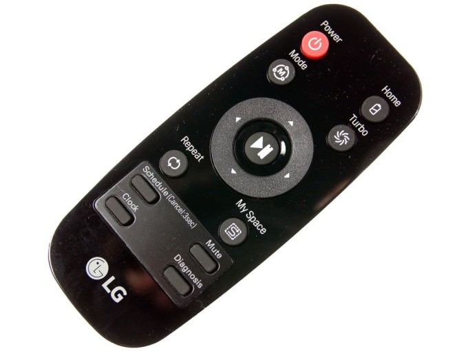 Originální dálkový ovladač LG AKB73616014 pro robotické vysavače