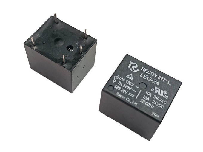 Relé 24V SPDT 10A 240V AC LEG-24