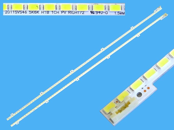 Sada LED podsvícení EDGE 509mm pro Samsung TV - 2 kusy
