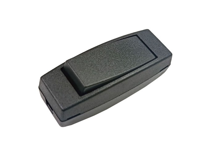 Kolébkový šňůrový vypínač 250V/2A černý ABB 3251-01910