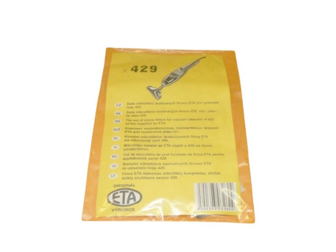 Mikrofiltr ETA x429 (9701 66000) - Náhradní díl pro vysavače