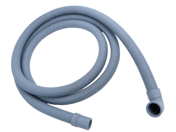 Vypouštěcí hadice 2,5 m pro pračky a myčky s kolenem