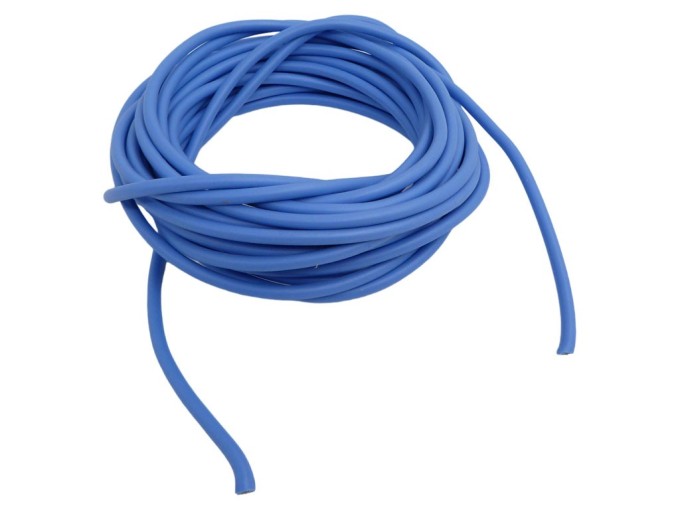 Modrý silikonový kabel CSA 2,5 mm