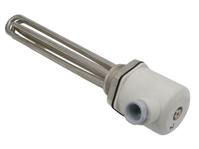 Topné těleso 2 kW s chromovým povrchem a závitem G 6/4"