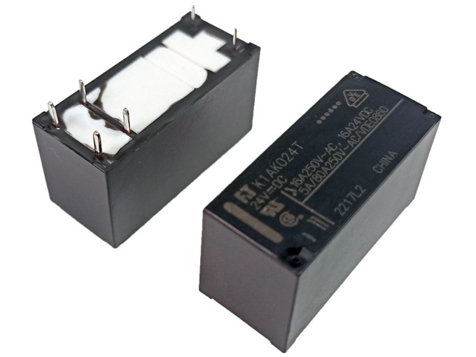 Elektromagnetické relé 24V 1x250V 16A FTR-K1AK024T Fujitsu