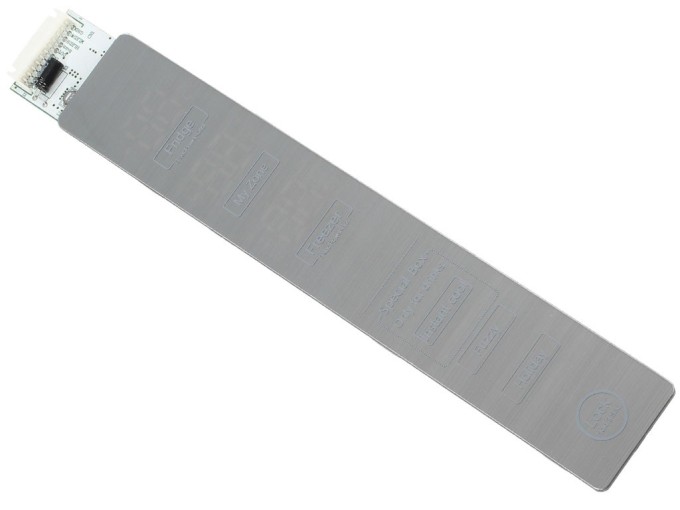 Přední panel a displej chladničky HAIER 49046236