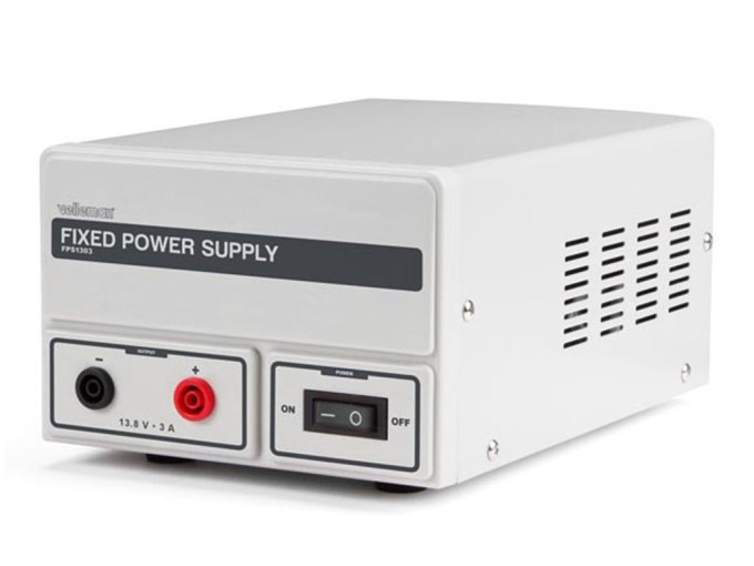 Lineární stabilizovaný zdroj 13,8V DC / 3A FPS1303 Velleman