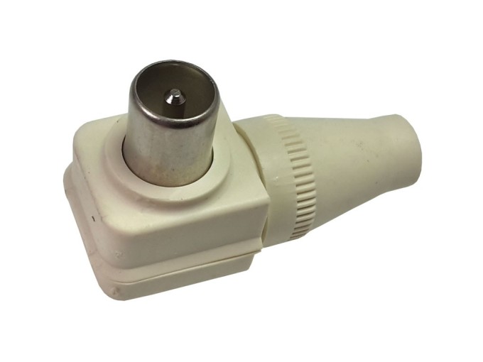 Úhlový anténní IEC konektor SAU 50 - samec 90°