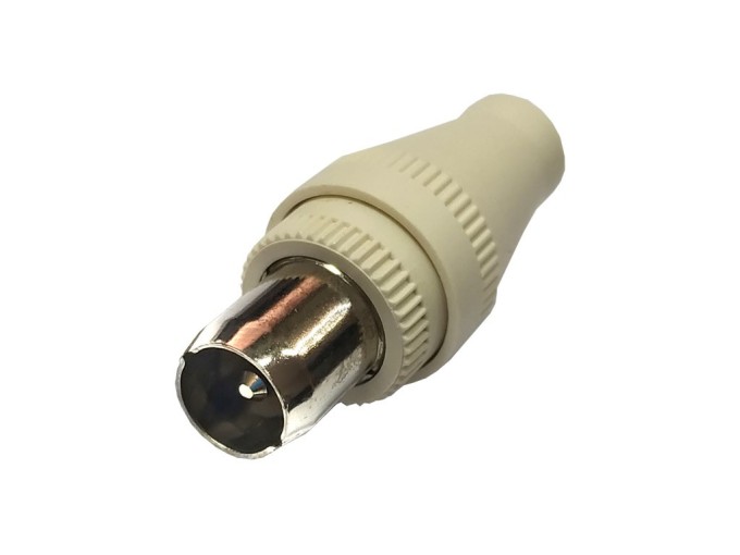 Anténní IEC konektor SAU 30 - kabelový přímý samec