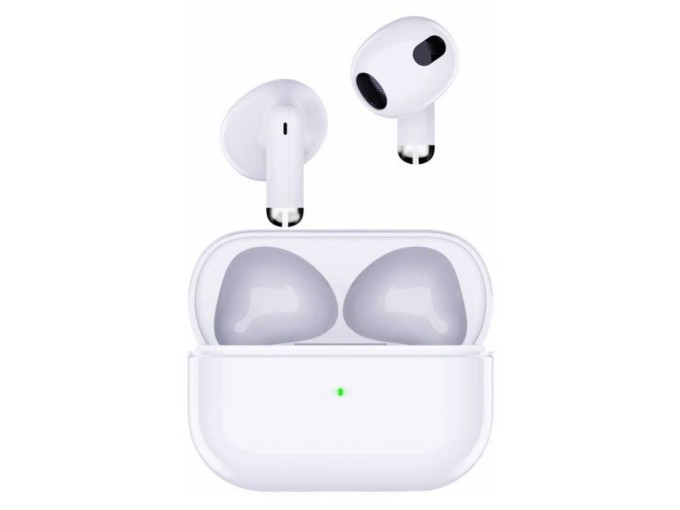 Sluchátka SWISSTEN miniPODS TWS Bluetooth, bílá