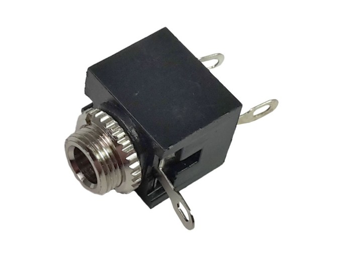 Konektor JACK 3.5mm stereo samice do panelu