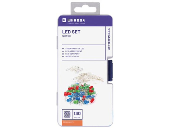 Sada LED diod 130 ks Whadda WCS101