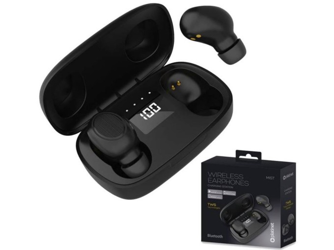 Platinet PM1020B MIST Bezdrátová Sluchátka s Bluetooth 5.0 - Černá