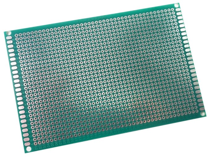 Jednostranný plošný spoj 80 x 120 mm pro DIL součástky