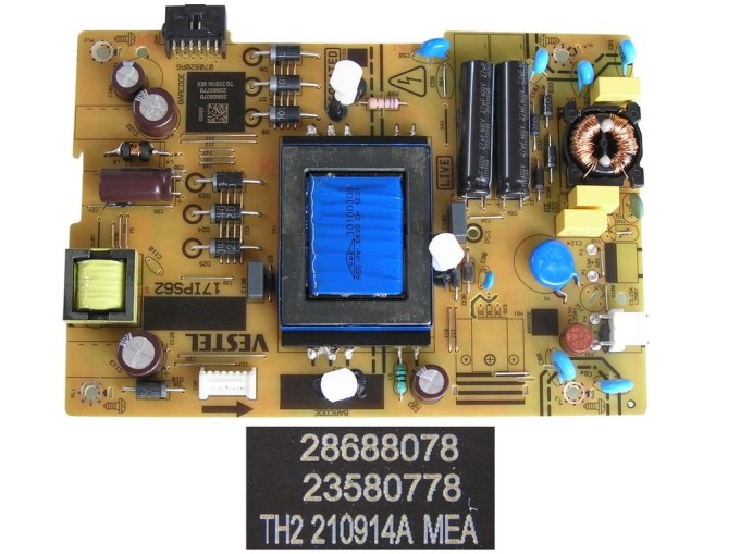 LCD zdrojová deska 17IPS62 / SMPS POWER BOARD Vestel 23580778