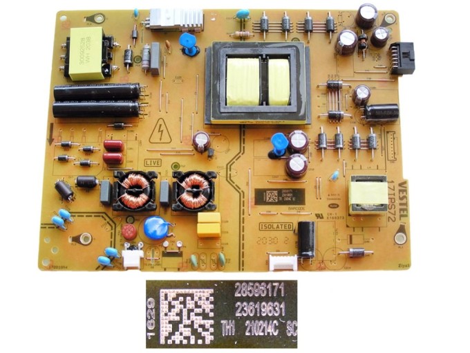LCD modul zdroj 17IPS72 - SMPS POWER BOARD Vestel 23619631