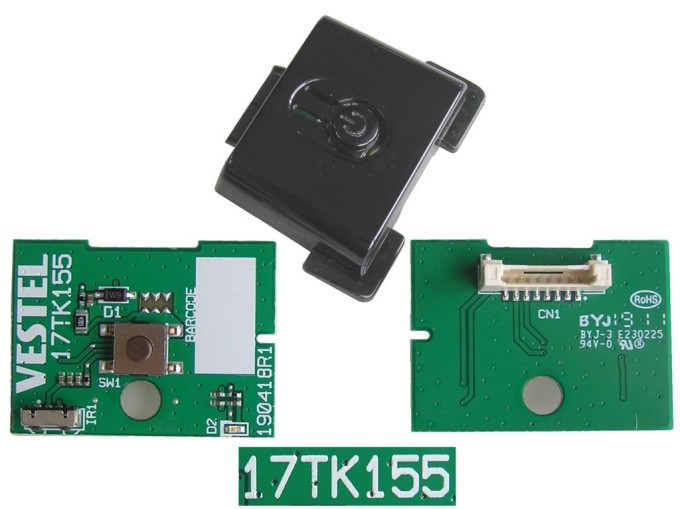 LCD modul tlačítka a IR čidla dálkového ovládání 17TK155 / MD Board Assy 23768335