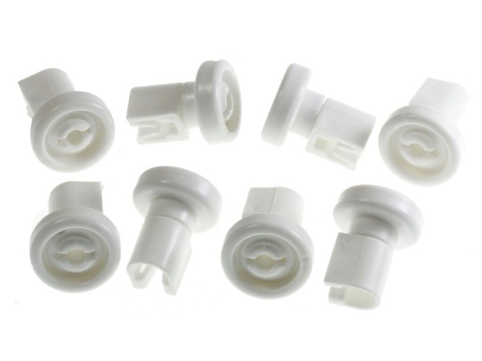 Sada koleček horního koše myčky AEG, Electrolux, Zanussi - 8 ks