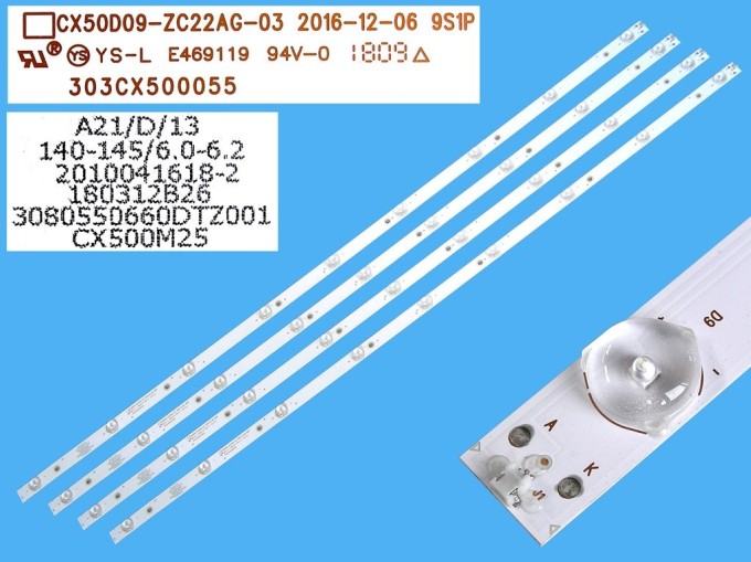 Sada LED podsvícení 960mm pro LCD panely 50" - 4 kusy