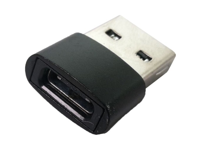 Adaptér USB-C na USB-A černý