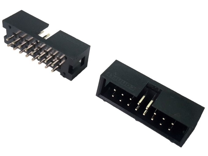 Zástrčka pozlacená 16 pin do PCB