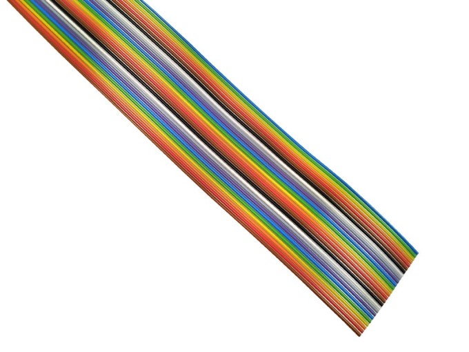 Ploché vícežilové kabely 26x28AWG, Cu, nestíněné