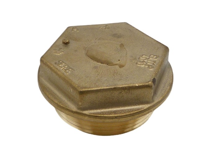 Mosazná zátka závitová M48 pro elektrokotle