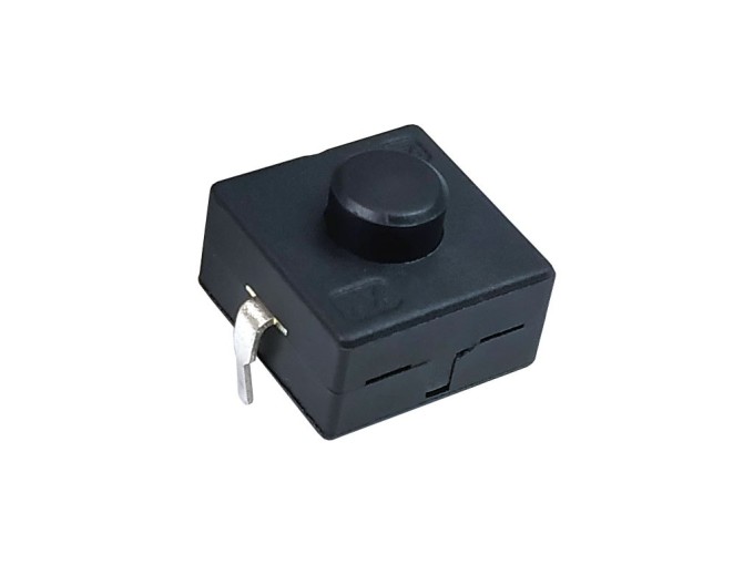 Mikrospínač s aretací 12 x 12 x 9 mm