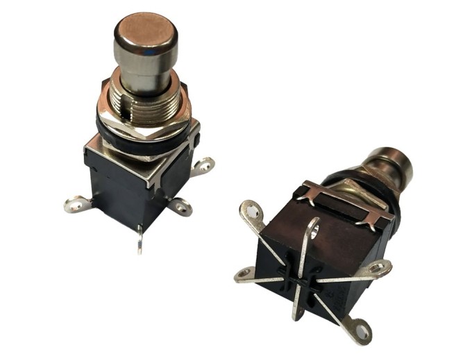 Nožní spínač PBS-24-212 250V / 2A s 2x přepínacím kontaktem