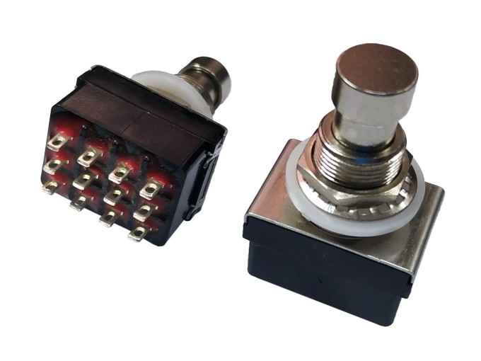 Nožní spínač PBS-24-412 250V / 2A s aretací