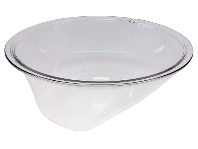 Sklo dvířek pračky MIDEA 12538100000006