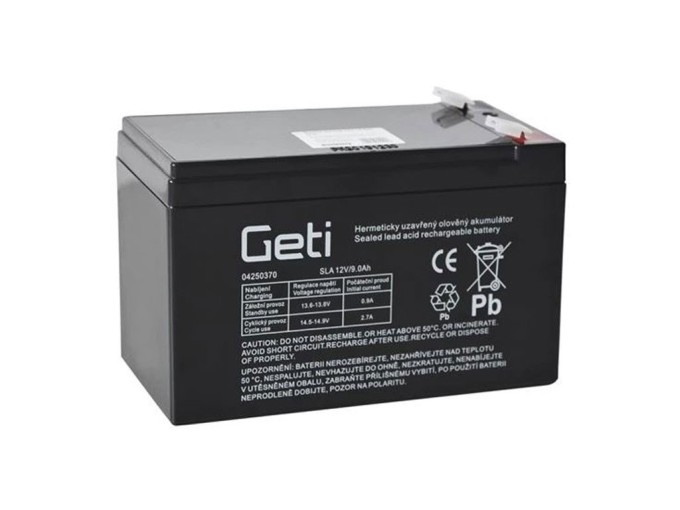 Olověný akumulátor 12V 9Ah AGM Geti