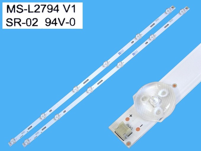 LED podsvícení 580mm, sada 2 pásků MS-L2794 V1 SR-02