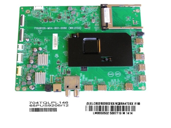 Základní deska Philips XLCB02B00902SX/KQ9BA4T0SX - Main board assy 715GB126-M0A-B01-006K