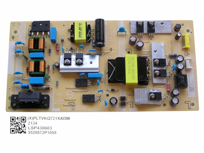 LCD modul zdroj Philips PLTVKQ721XADW - SMPS power supply board 715G9856