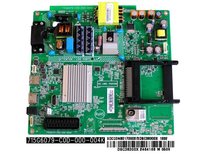 Základní deska Philips XDCC0NB0170002 / 715G6079-C0D-000-004K pro LED TV