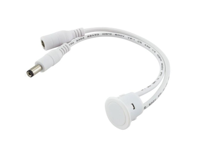 Dotykový stmívač pro LED pásky 12-24V, 4A, bílý