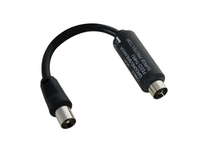 GND Breaker - IEC Anténní Galvanický Oddělovač a Filtr SY11A TST