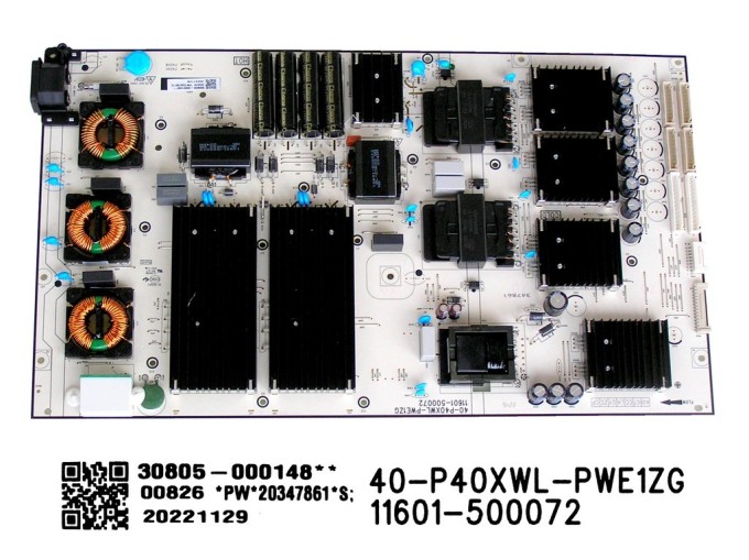 LCD modul zdroj TCL 30805-000148 - SMPS power supply board 40-P40XWL-PWE1ZG