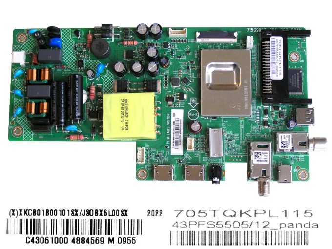 LCD LED modul základní deska 715G9993-C0A-002-004Y pro Philips 43PFS5505/12