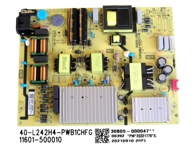 LCD modul zdroj TCL 30805-000047 / SMPS napájecí deska 40-L242H4-PWB1CHFG