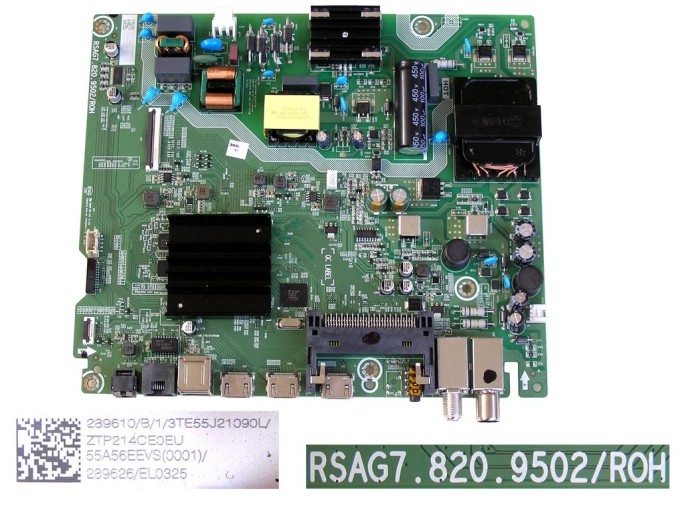 LCD modul základní deska Hisense 55A7100F - main board 55A56EEVS (0001)