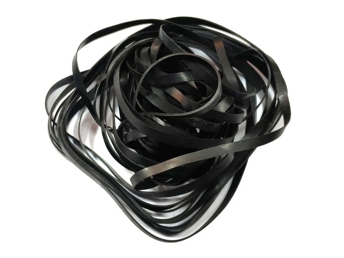 Řemenová sada 50ks - ploché řemeny 40-135mm, 3mm