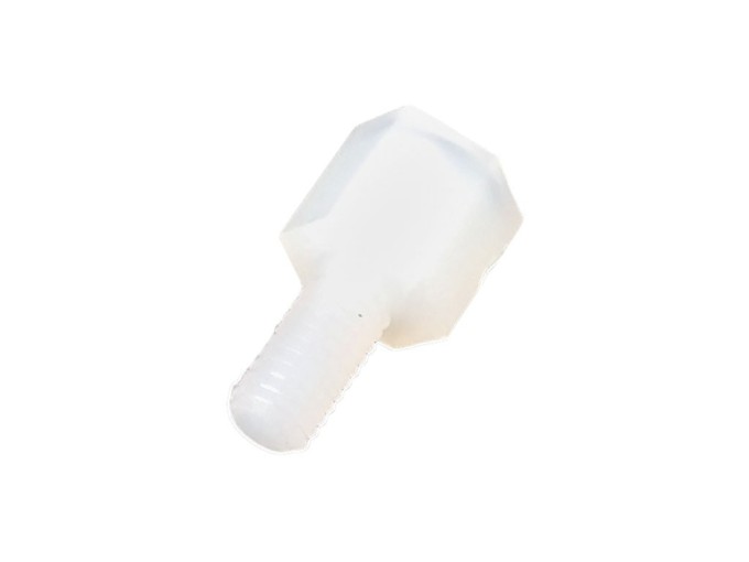 Plastový distanční sloupek šestihranný M3, délka 5 mm