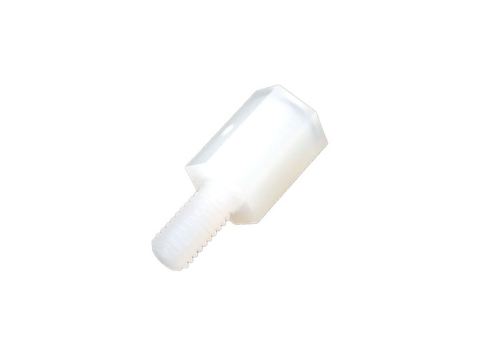 Distanční sloupek plastový šestihranný M3, délka 8 mm